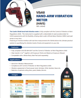 Hand Arm Vibration Meter