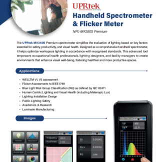Advanced Spectrometer and Flicker Meter