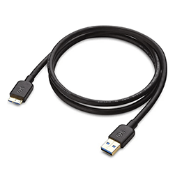 Particles Plus External I-O to USB adapter with 3 feet cable - 1m - NPL-AS-99051A